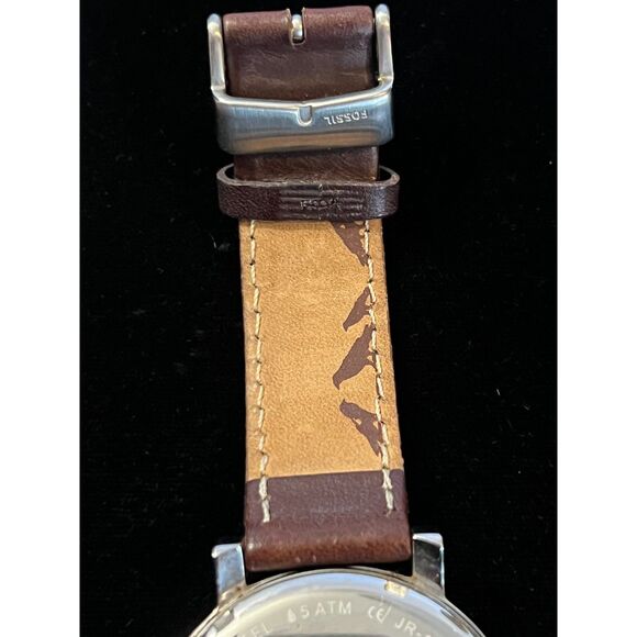 Fossil Peace Watch JR-1031 Purple Face Floating Dial - Picture 2 of 11